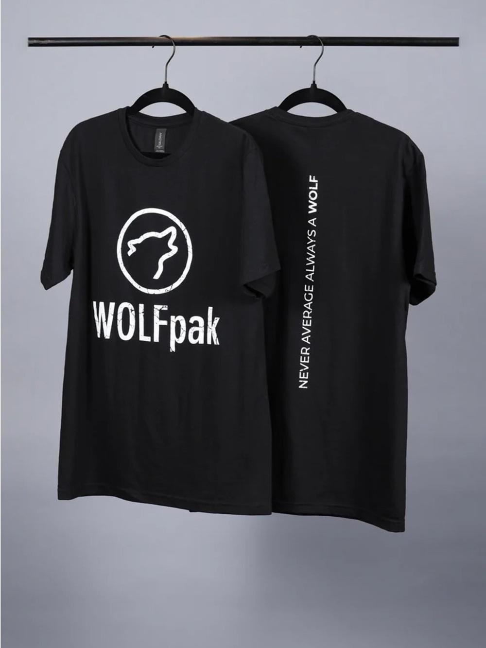 Wolfpak t shirt in alpha black size M